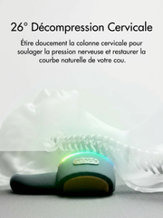 ThermoNeck Oreiller de massage cervical avec thérapie par la chaleur